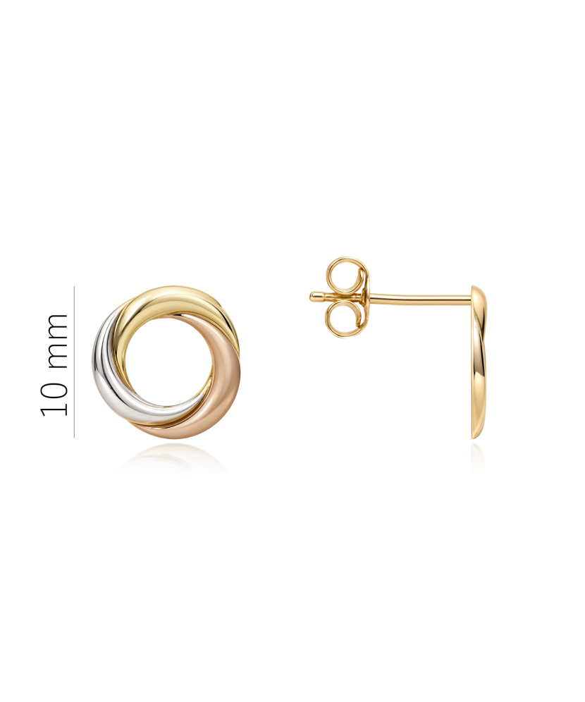 Yellow Gold earrings