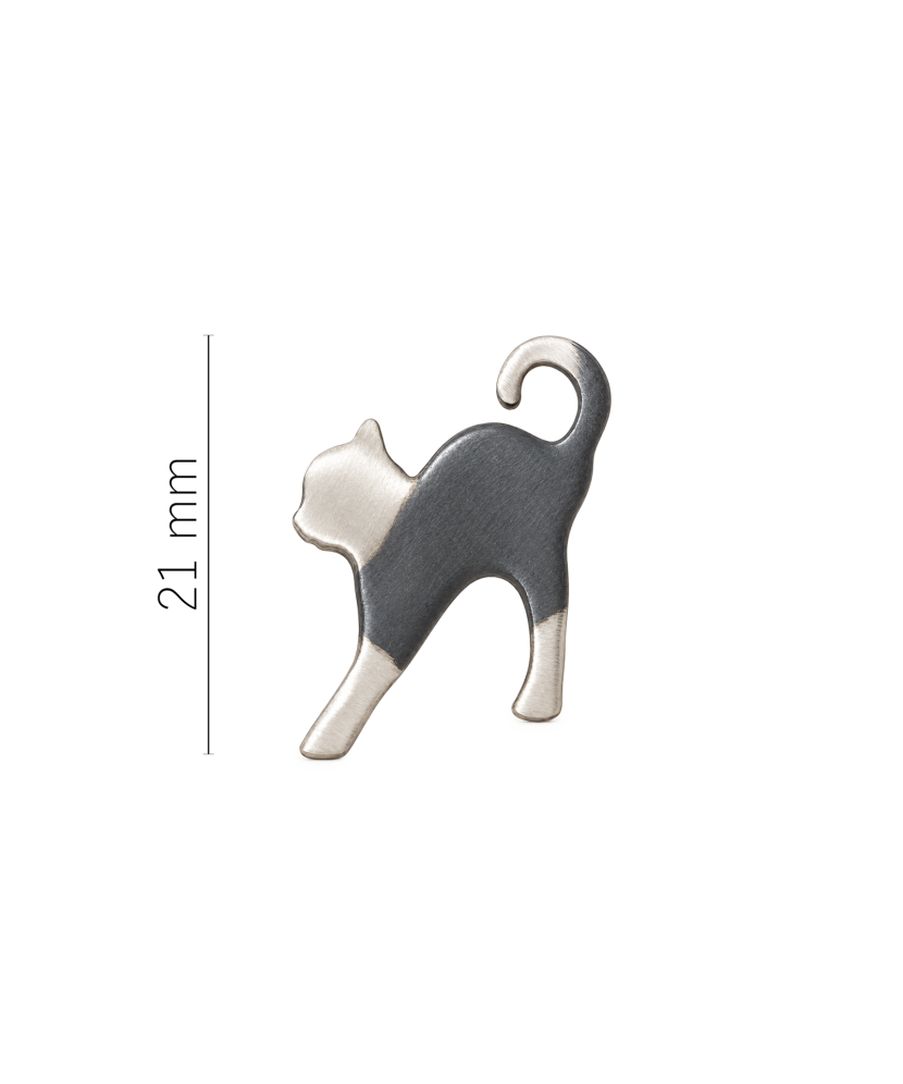 Sterling silver  brooch "cat"