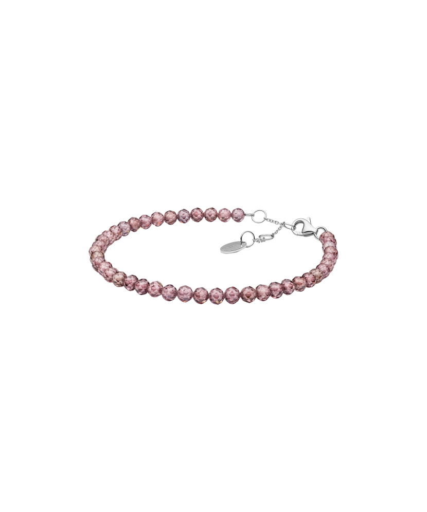 Bracelet with cubic zirconia and silver