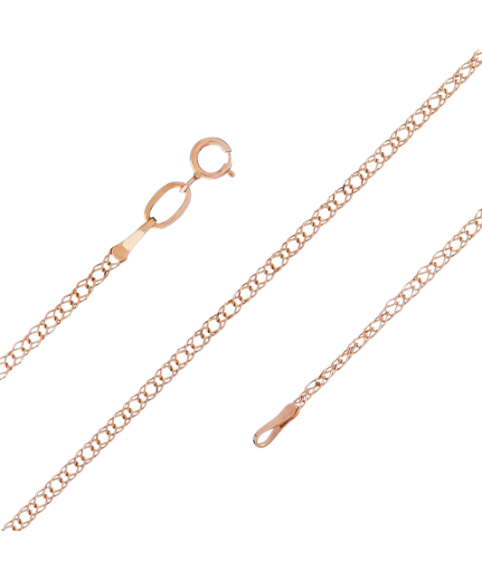 Gold chain "Rombo" 2mm
