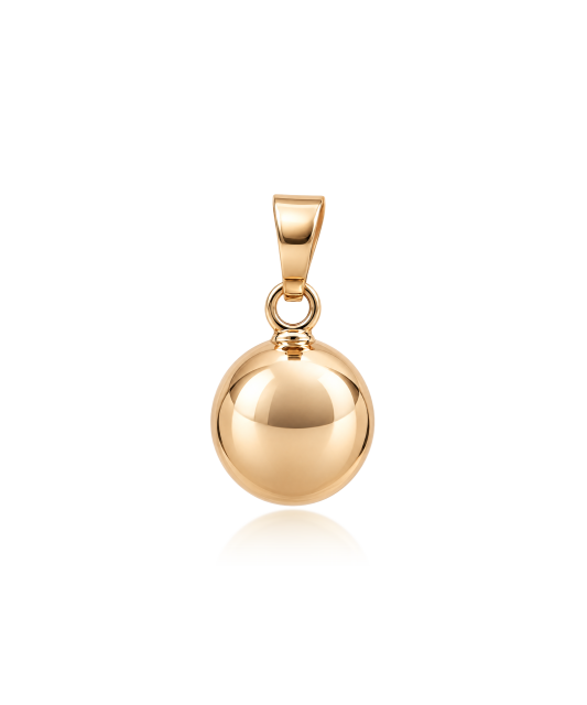 Gold pendant "Bubbles"