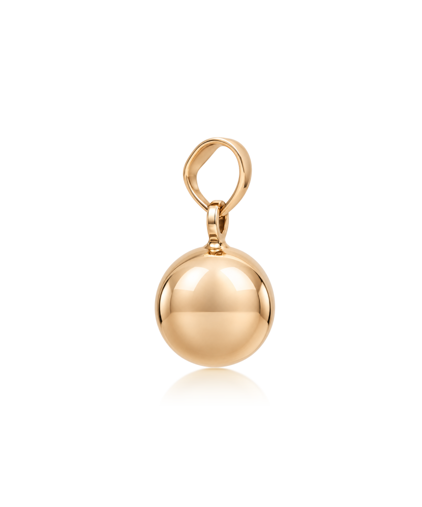 Gold pendant "Bubbles"