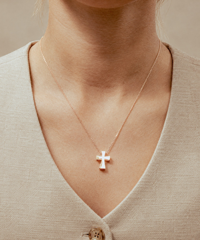 Gold pendant  "cross"