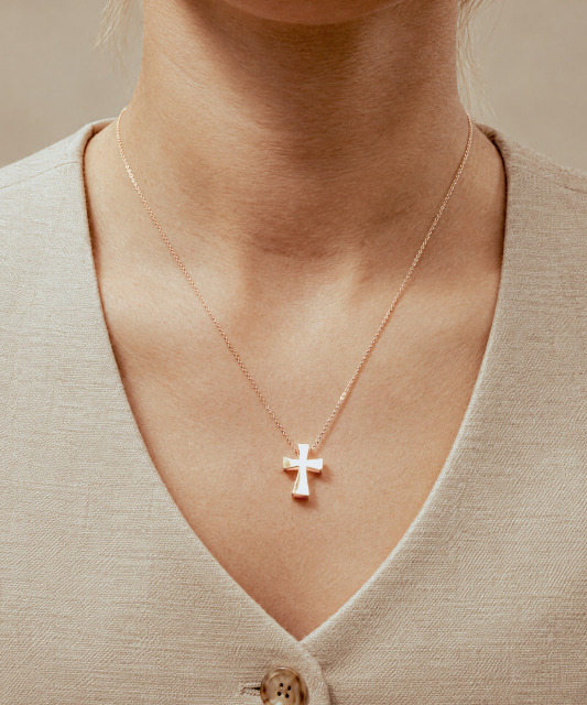 Gold pendant  "cross"