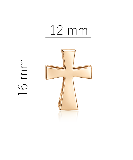 Gold pendant  "cross"