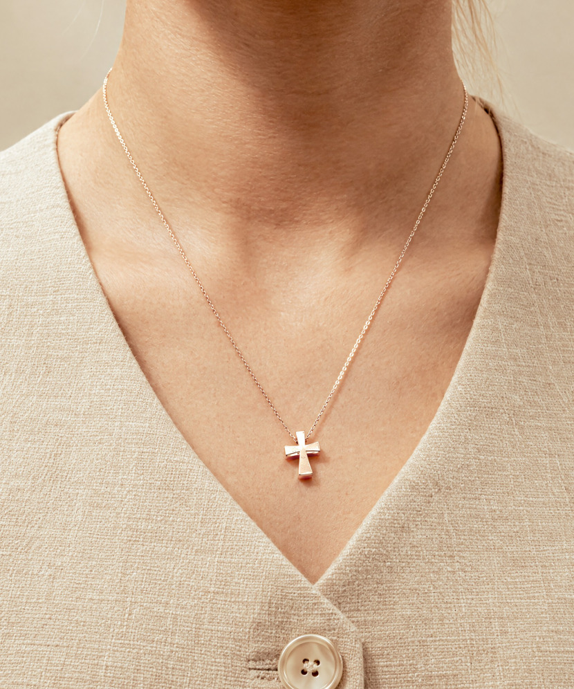 Gold pendant  "cross"