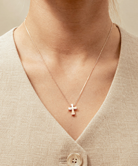 Gold pendant  "cross"