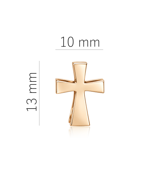Gold pendant  "cross"