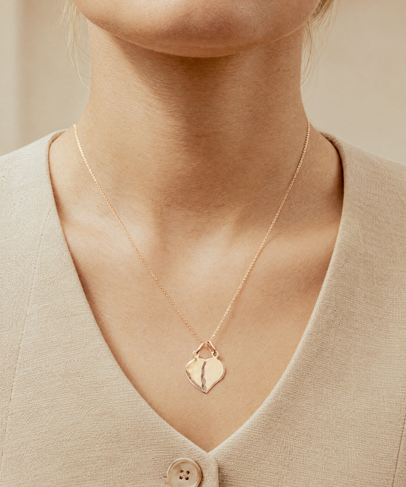 Gold pendant "heart"