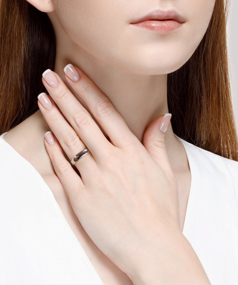 Sterling silver wedding ring Sterling silver wedding ring