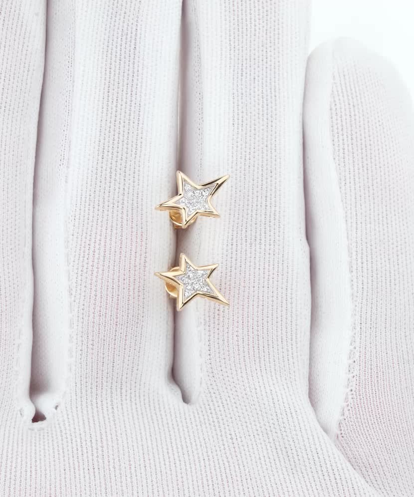 Серьги из золота с бриллиантами