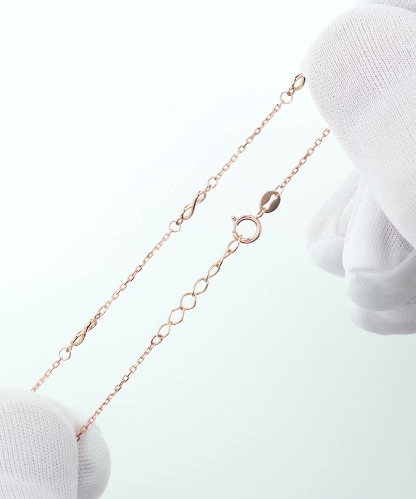 Золотой браслет "Бесконечность" Золотой браслет "Бесконечность"