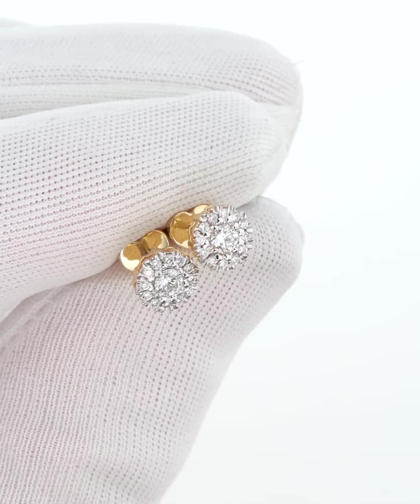 Серьги из золота с бриллиантами