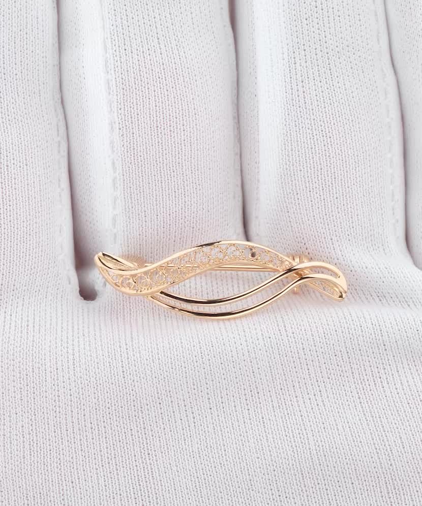 Золотая брошь