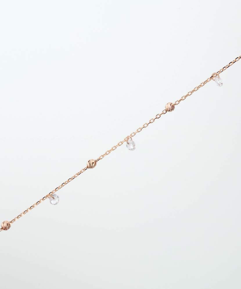 Золотой браслет с цирконами Золотой браслет с цирконами