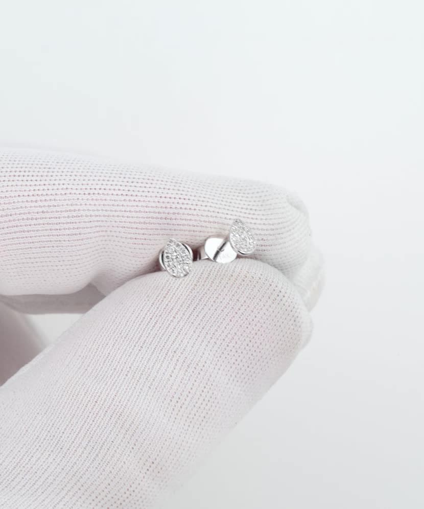 Серьги из белого золота с бриллиантами Серьги из белого золота с бриллиантами