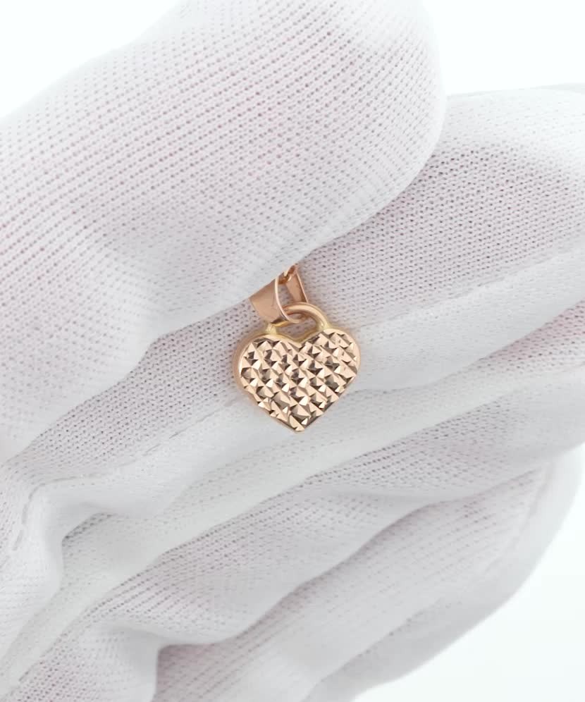 Gold pendant "heart"