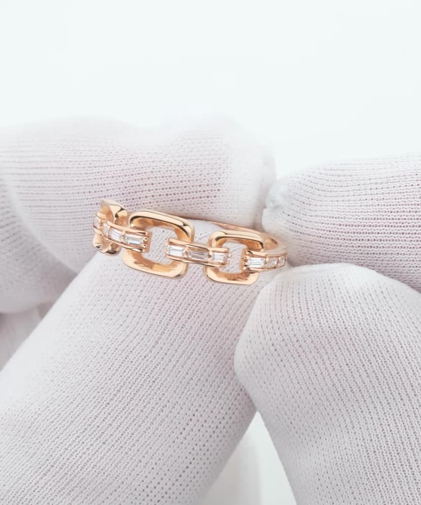 Золотое кольцо с цирконами Золотое кольцо с цирконами