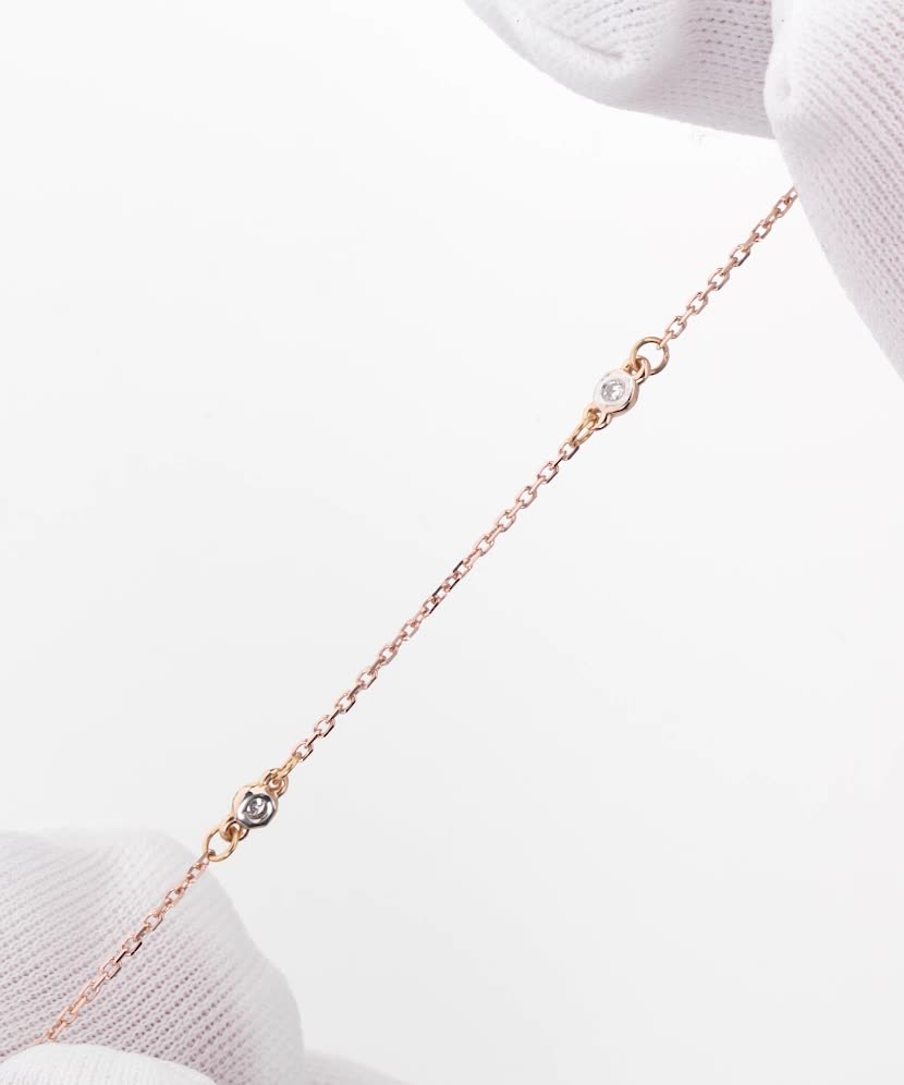 Золотой браслет с бриллиантами Золотой браслет с бриллиантами