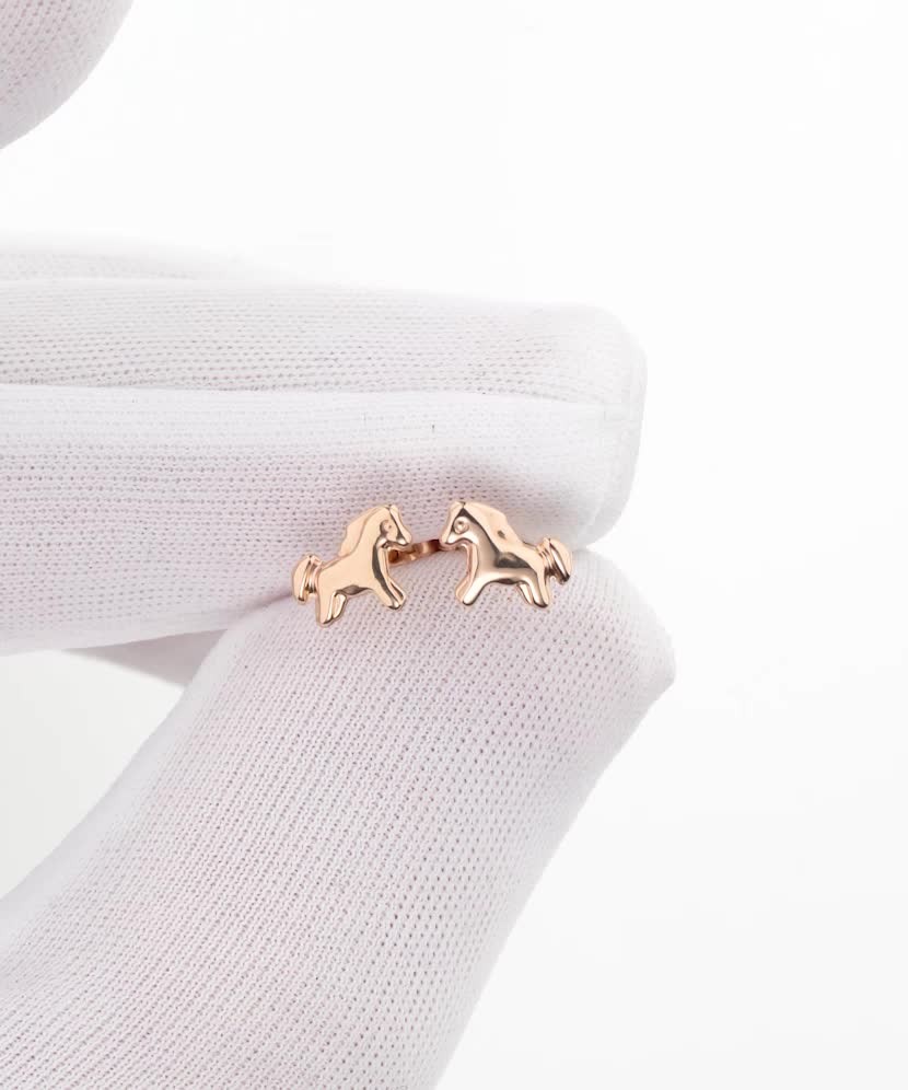 Gold earrings Gold earrings