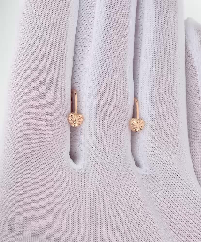 Gold earrings "heart" Gold earrings "heart"