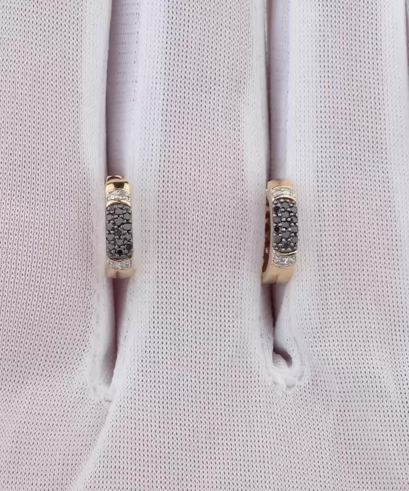 Серьги из золота с бриллиантами Серьги из золота с бриллиантами