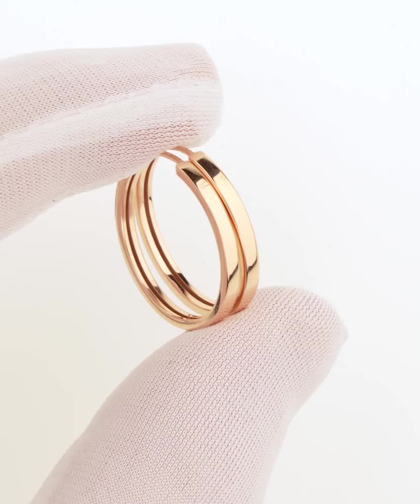 Золотые серьги 24мм