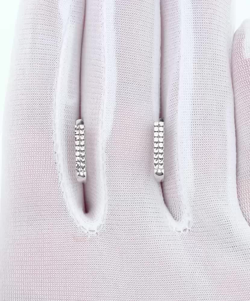 White gold earrings White gold earrings