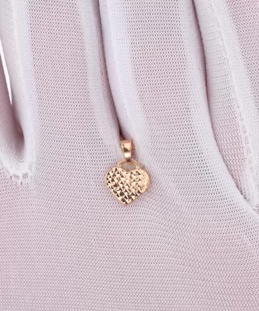 Gold pendant "heart"