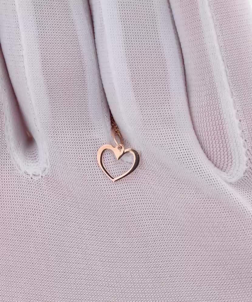 Gold pendant "heart"