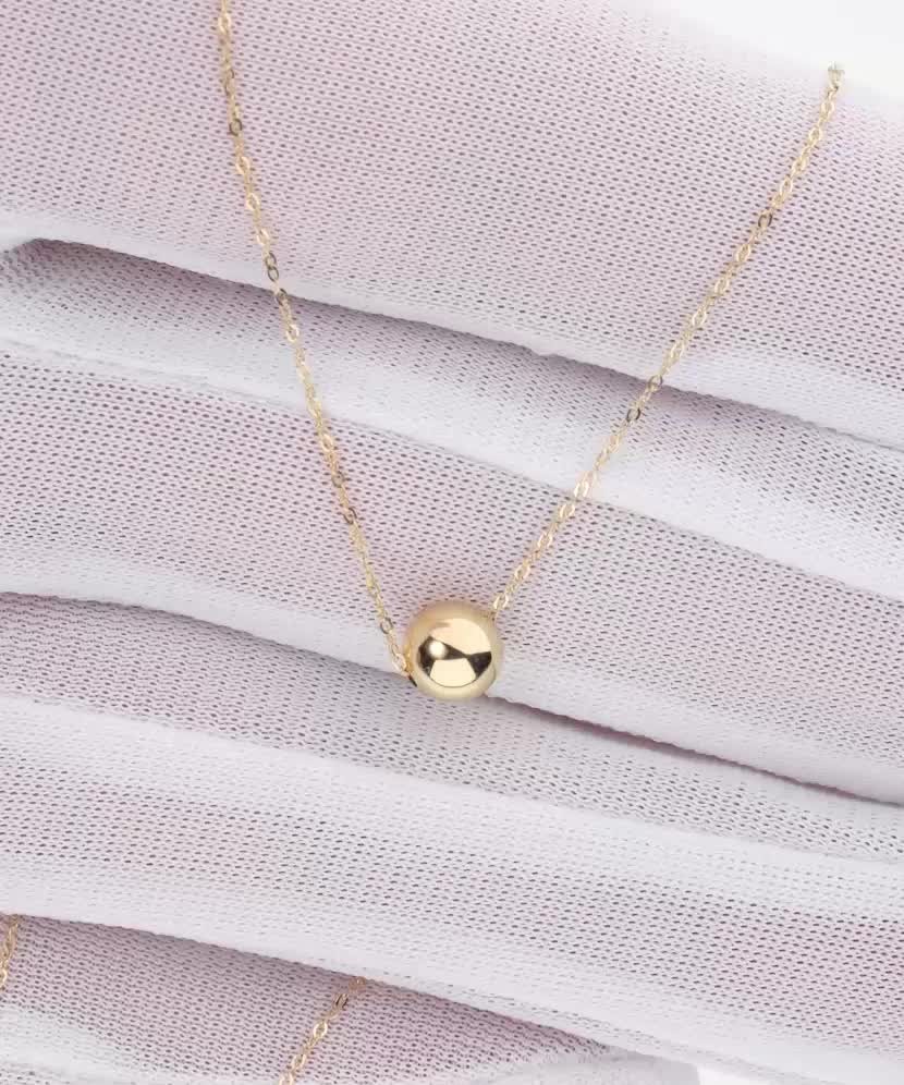 Цепочка из желтого золота с кулоном