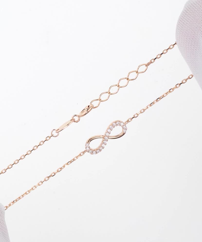 Gold bracelet "infinity"