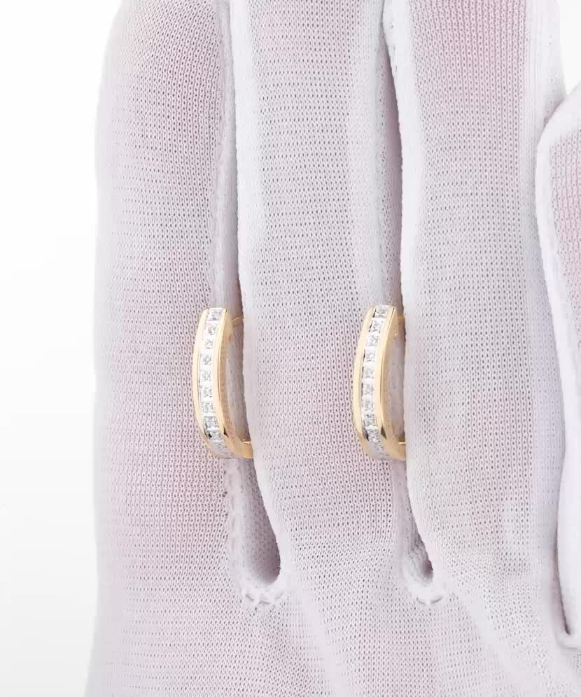 Серьги из золота с бриллиантами