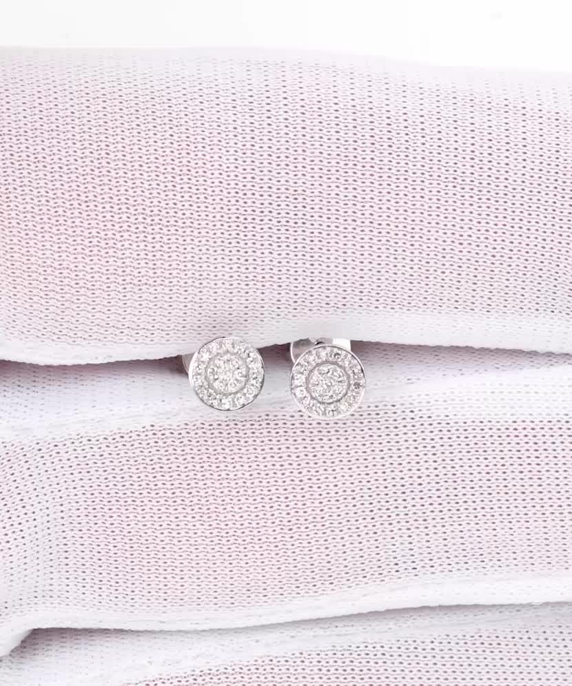 White Gold earrings with diamonds