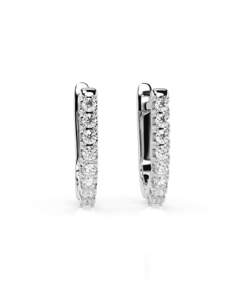 White Gold earrings with diamonds