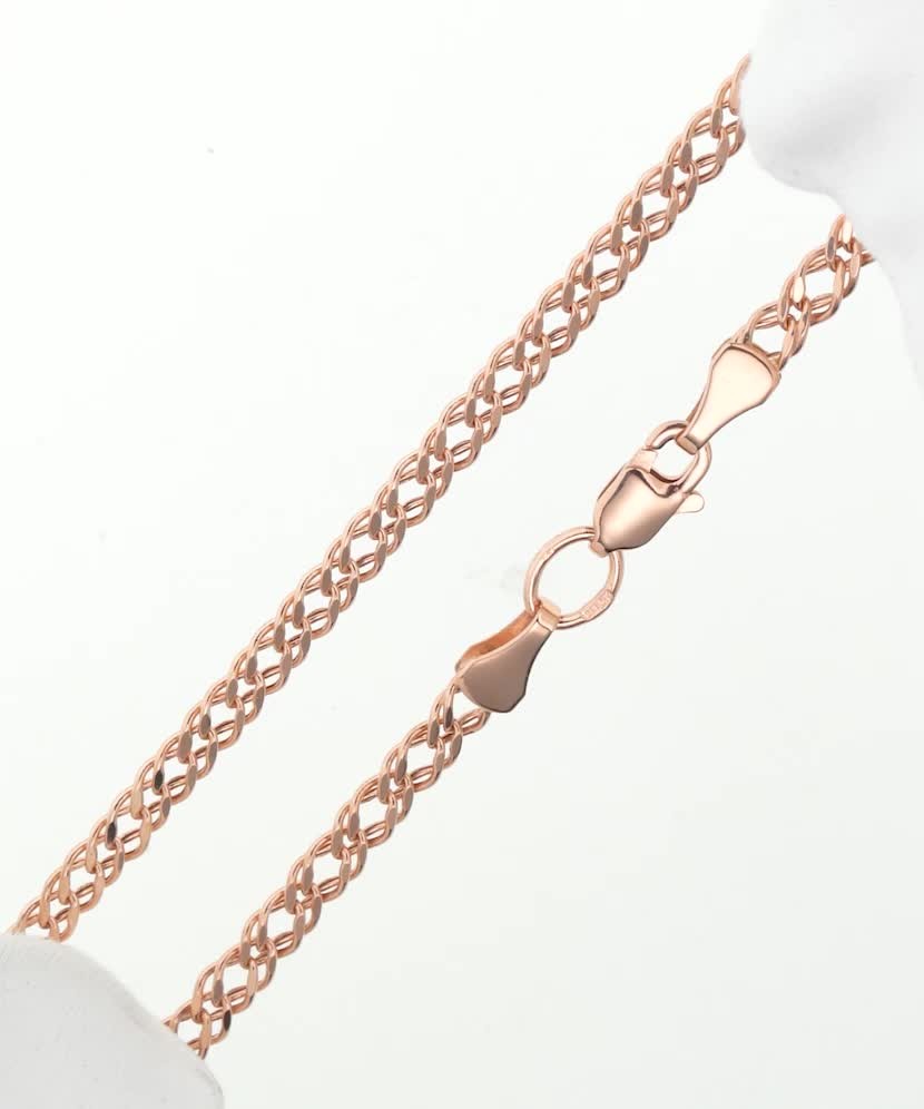 Gold bracelet "Rombo" 3mm