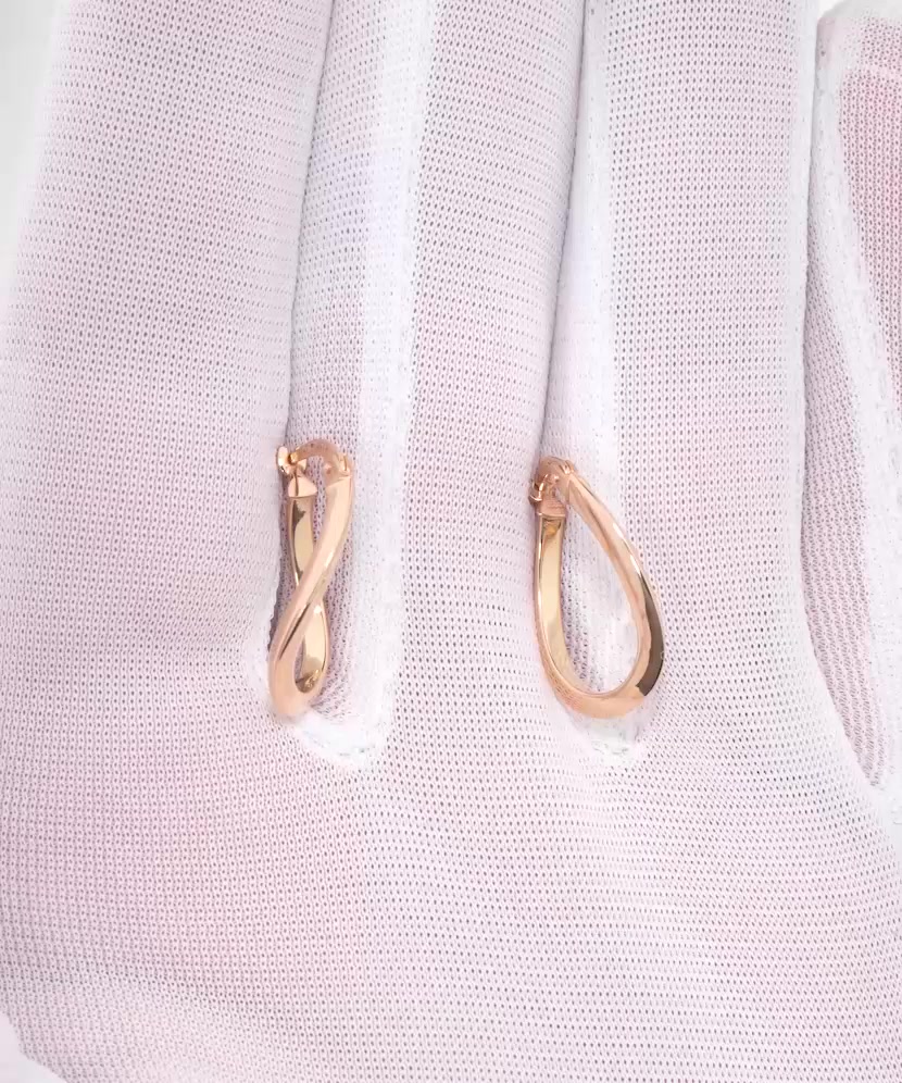 Gold earrings
