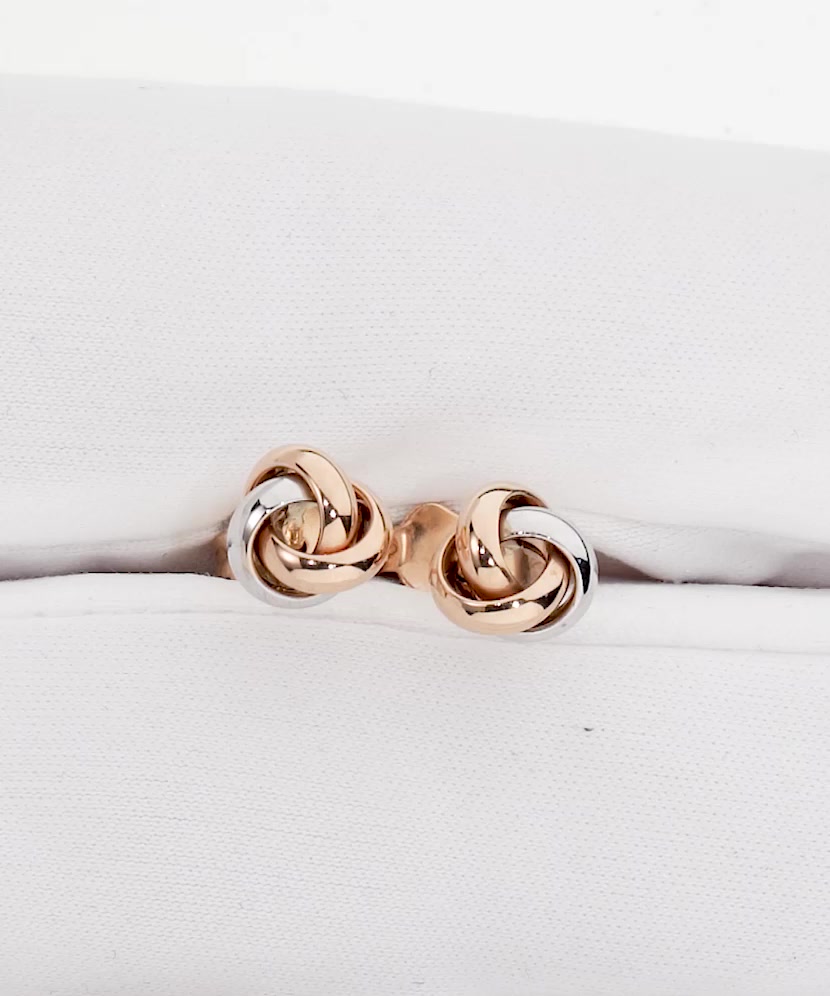 Gold earrings