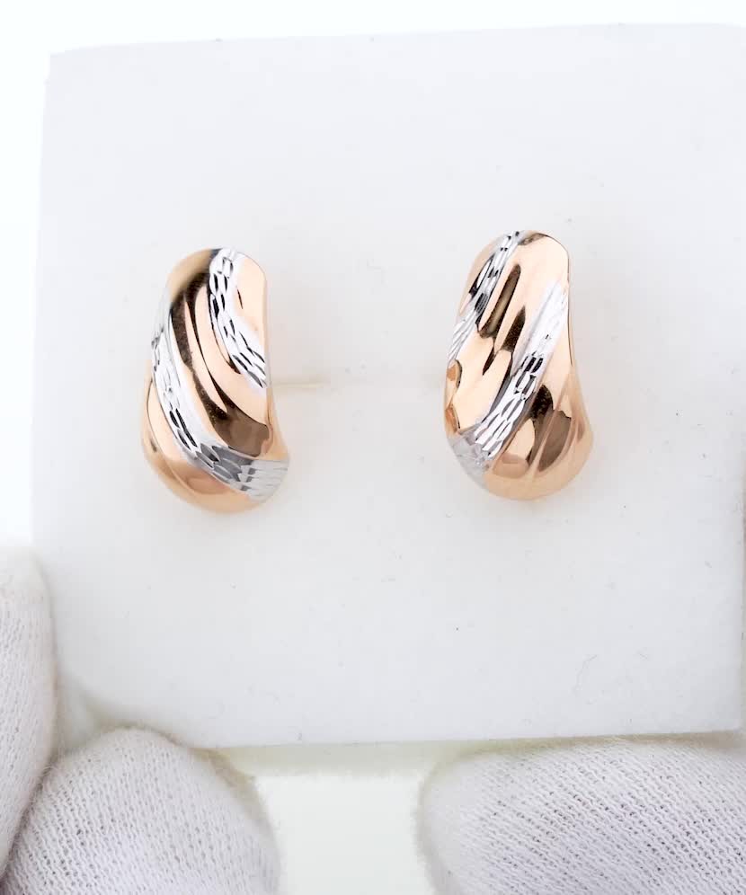 Золотые серьги