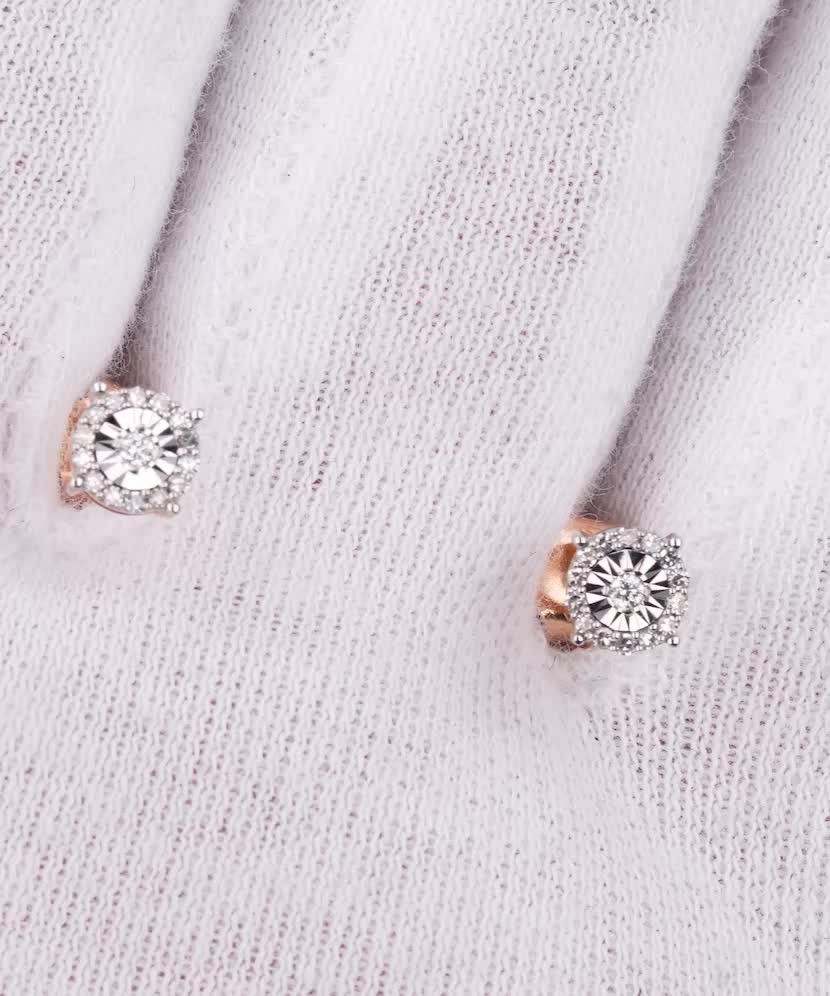 Золотые серьги с бриллиантами Золотые серьги с бриллиантами