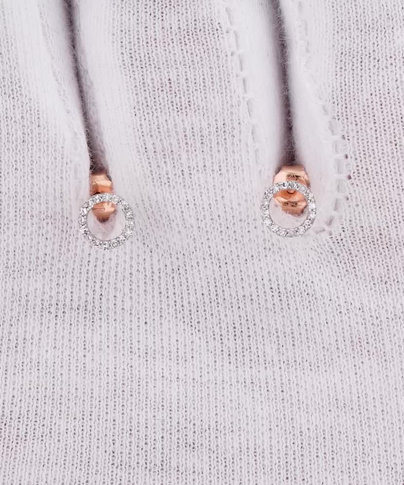 Серьги из золота с бриллиантами