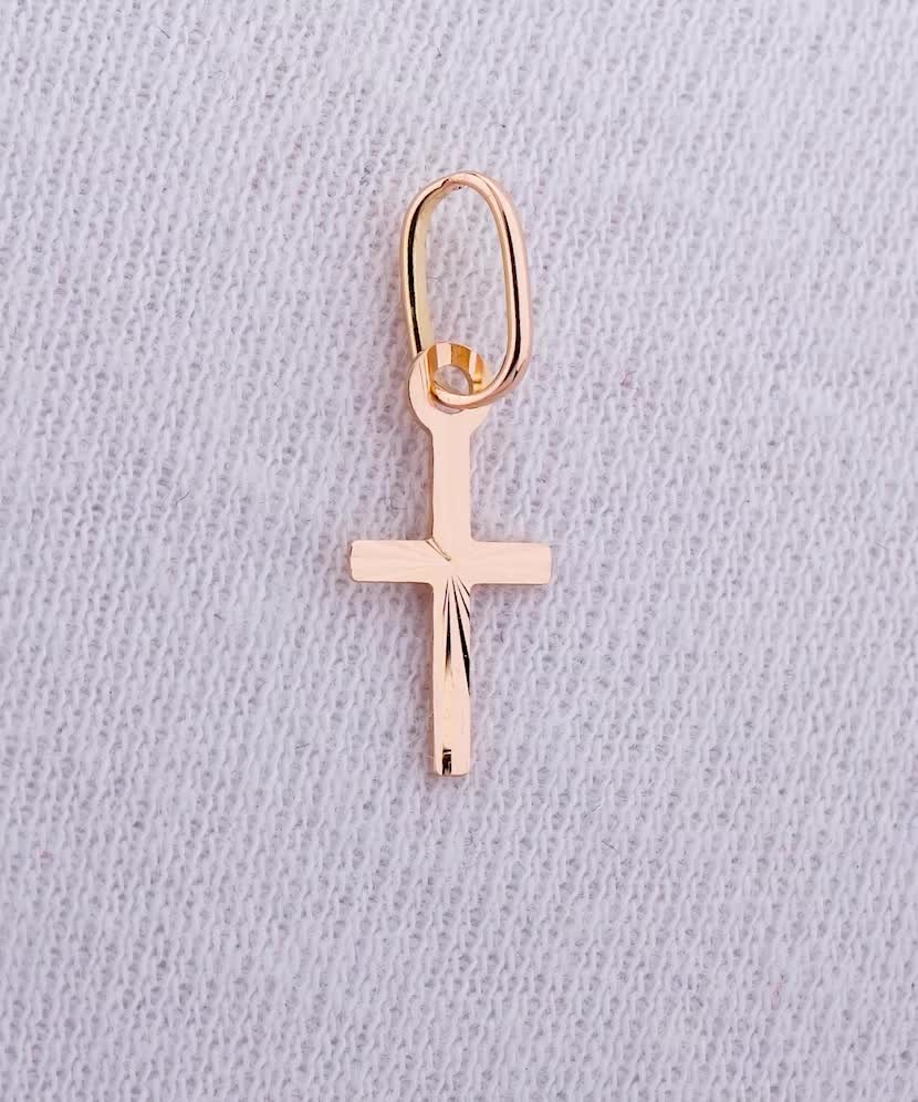 Gold pendant "cross"