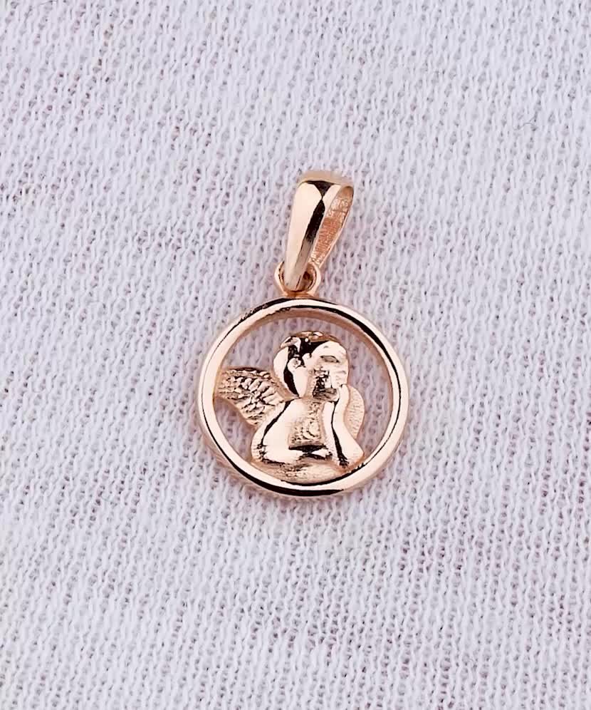 Gold pendant "Angel"
