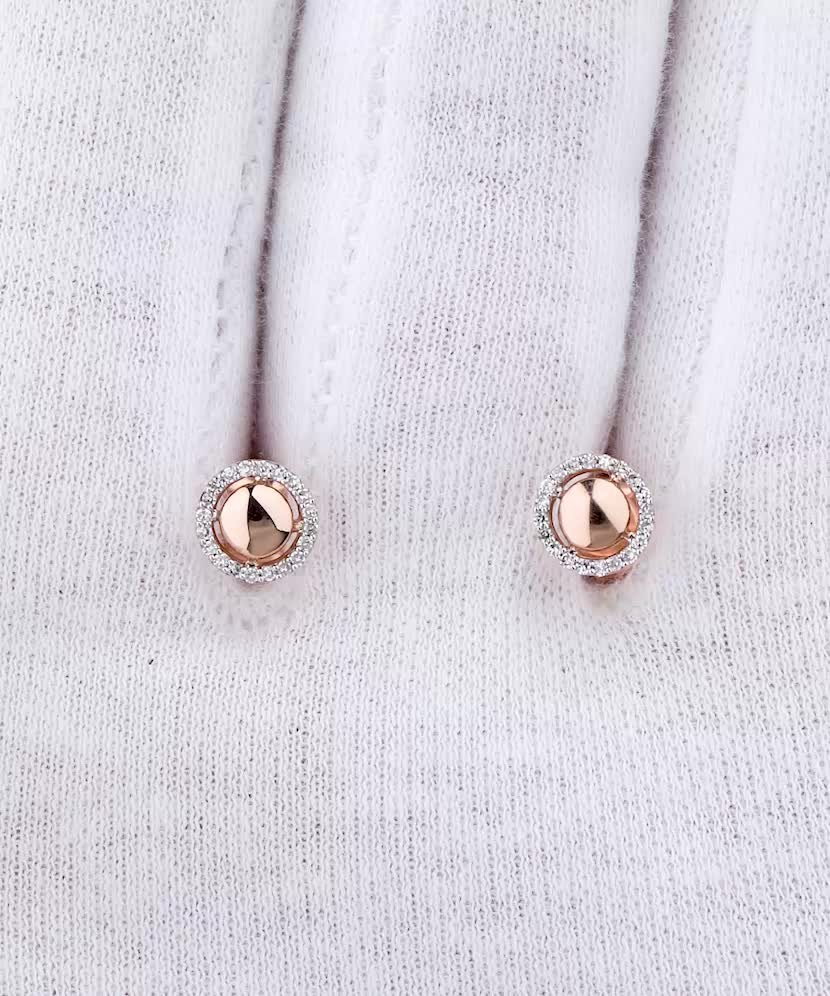 Золотые серьги с бриллиантами