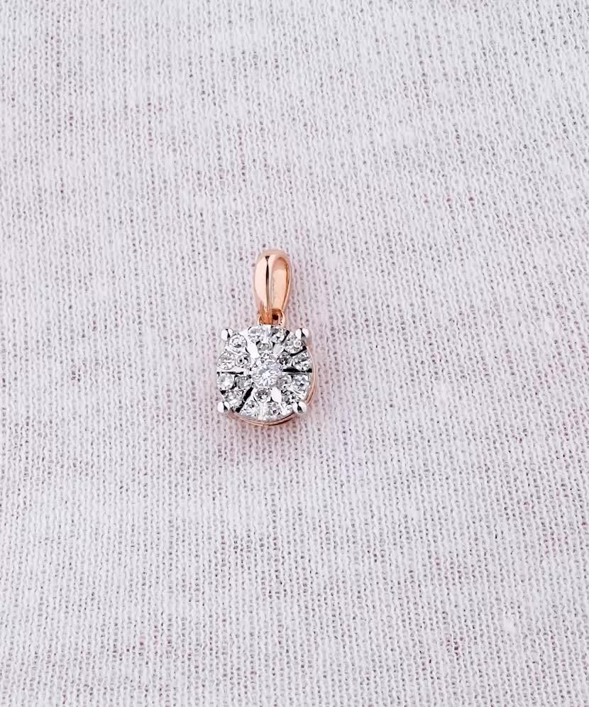 Золотой подвеска с бриллиантами