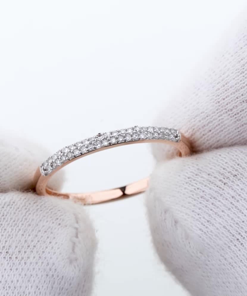 Золотое кольцо с алмазами