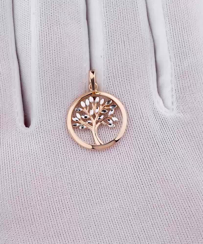 Gold pendant "Tree of life"