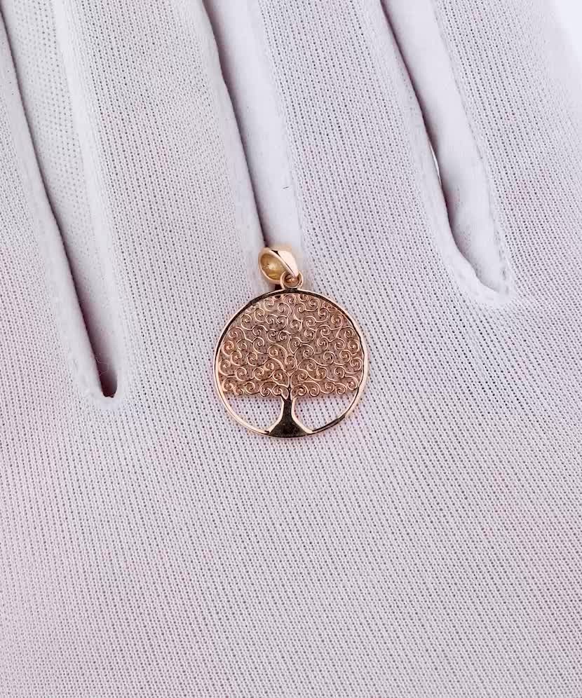 Gold pendant "Tree of life"