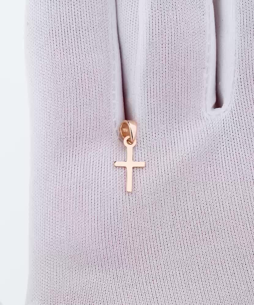 Gold pendant "cross"